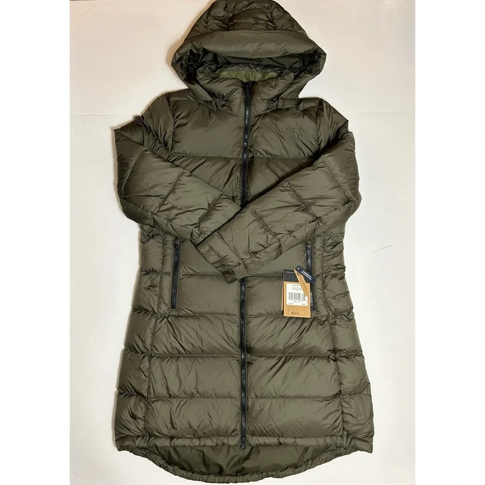 The North Face Women's Metropolis Parka 3 Down Coat New Taupe Green XS S M L XL - Picture 1 of 11